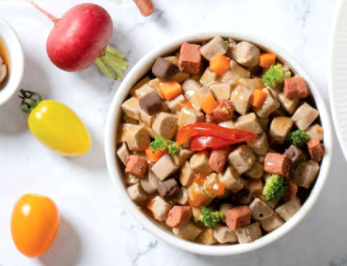 Piatto ricetta gourmet refine